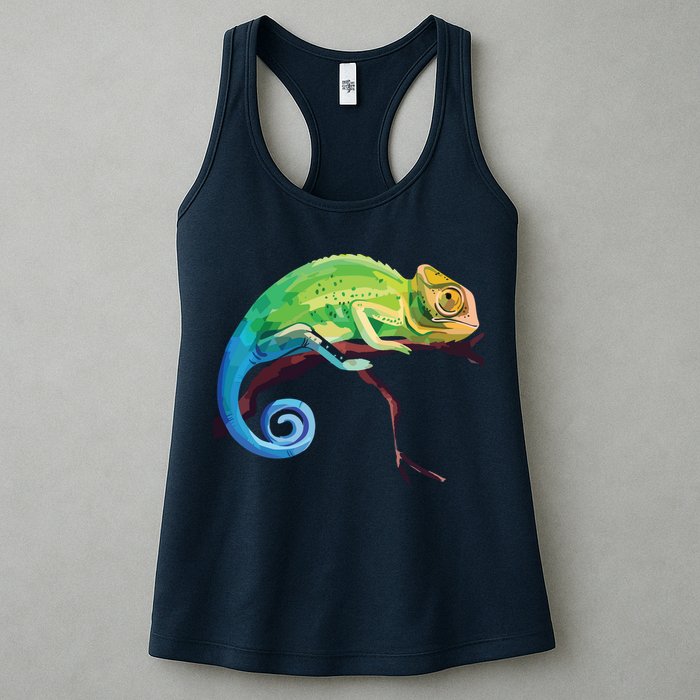 Reptile Zoo Keeper Gift Idea Lizard Safari Chameleon Womens Tank Top