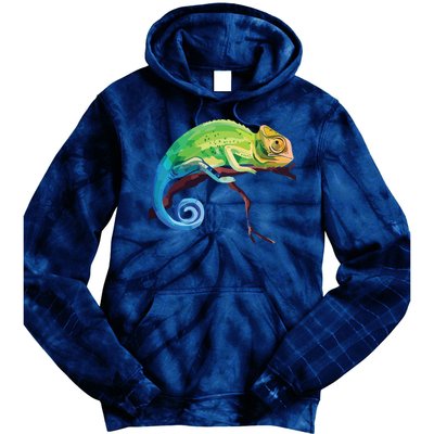 Reptile Zoo Keeper Gift Idea Lizard Safari Chameleon Tie Dye Hoodie