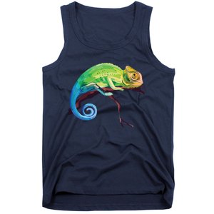 Reptile Zoo Keeper Gift Idea Lizard Safari Chameleon Tank Top