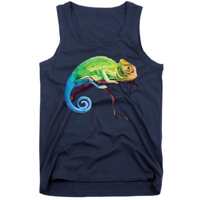 Reptile Zoo Keeper Gift Idea Lizard Safari Chameleon Tank Top