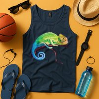 Reptile Zoo Keeper Gift Idea Lizard Safari Chameleon Tank Top