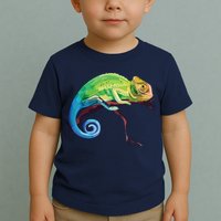 Reptile Zoo Keeper Gift Idea Lizard Safari Chameleon Toddler T-Shirt