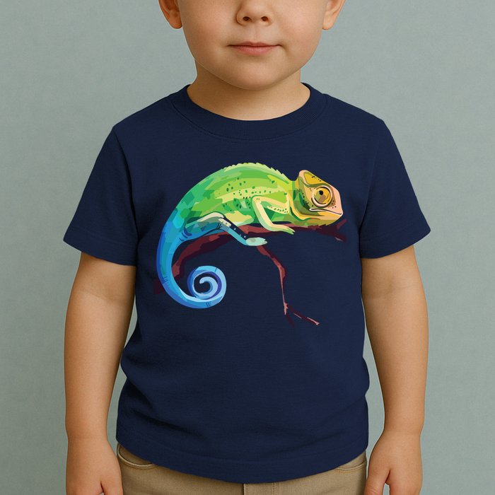 Reptile Zoo Keeper Gift Idea Lizard Safari Chameleon Toddler T-Shirt
