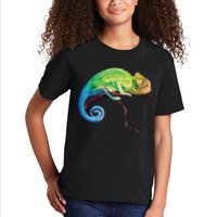 Reptile Zoo Keeper Gift Idea Lizard Safari Chameleon Kids T-Shirt