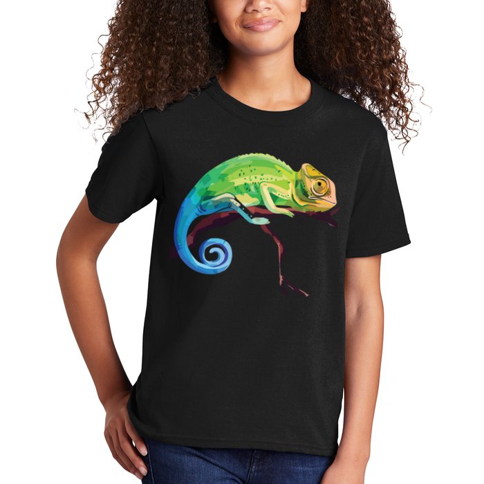 Reptile Zoo Keeper Gift Idea Lizard Safari Chameleon Kids T-Shirt