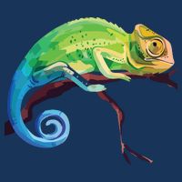 Reptile Zoo Keeper Gift Idea Lizard Safari Chameleon Kids T-Shirt