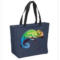 Reptile Zoo Keeper Gift Idea Lizard Safari Chameleon Zip Tote Bag