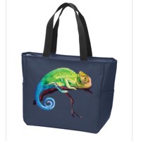 Reptile Zoo Keeper Gift Idea Lizard Safari Chameleon Zip Tote Bag