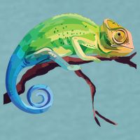 Reptile Zoo Keeper Gift Idea Lizard Safari Chameleon Sueded Cloud Jersey T-Shirt