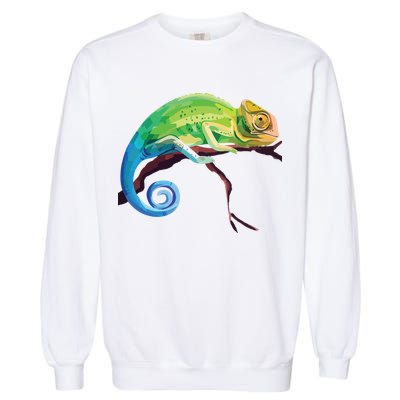 Reptile Zoo Keeper Gift Idea Lizard Safari Chameleon Garment-Dyed Sweatshirt