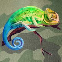 Reptile Zoo Keeper Idea Lizard Safari Chameleon Legacy Tie Dye Trucker Hat