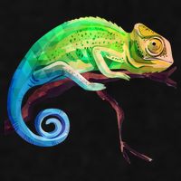 Reptile Zoo Keeper Idea Lizard Safari Chameleon Ladies PosiCharge Tri-Blend Wicking Tank