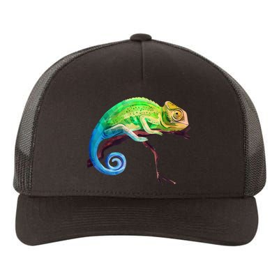 Reptile Zoo Keeper Idea Lizard Safari Chameleon Yupoong Adult 5-Panel Trucker Hat