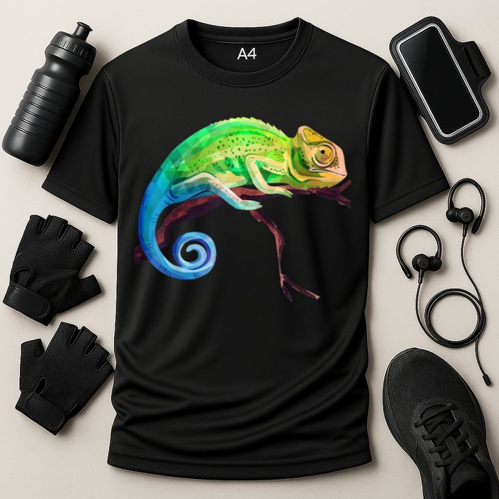 Reptile Zoo Keeper Idea Lizard Safari Chameleon Performance Shirt