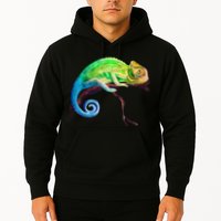 Reptile Zoo Keeper Idea Lizard Safari Chameleon Hoodie