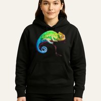 Reptile Zoo Keeper Idea Lizard Safari Chameleon Hoodie