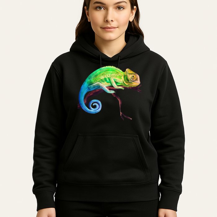 Reptile Zoo Keeper Idea Lizard Safari Chameleon Hoodie
