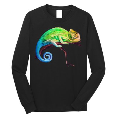 Reptile Zoo Keeper Idea Lizard Safari Chameleon Long Sleeve Shirt