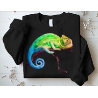 Reptile Zoo Keeper Idea Lizard Safari Chameleon Sweatshirt