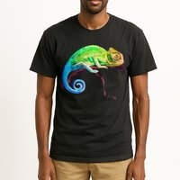 Reptile Zoo Keeper Idea Lizard Safari Chameleon Tall T-Shirt