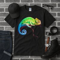 Reptile Zoo Keeper Idea Lizard Safari Chameleon Tall T-Shirt
