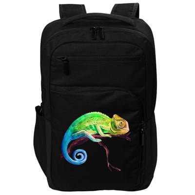 Reptile Zoo Keeper Idea Lizard Safari Chameleon Impact Tech Backpack