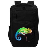 Reptile Zoo Keeper Idea Lizard Safari Chameleon Impact Tech Backpack