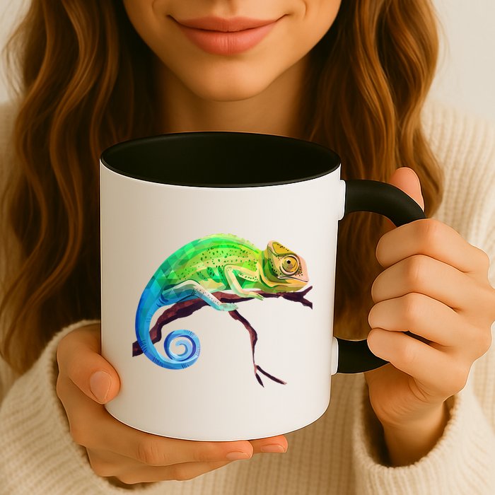 Reptile Zoo Keeper Idea Lizard Safari Chameleon Coffee Mug