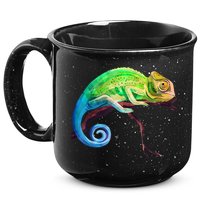 Reptile Zoo Keeper Idea Lizard Safari Chameleon 15oz Campfire Ceramic Mug