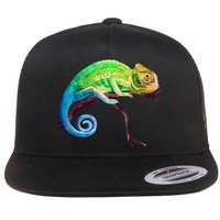 Reptile Zoo Keeper Idea Lizard Safari Chameleon Flatbill Hat