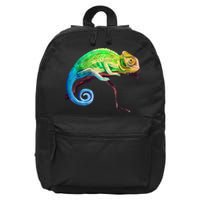 Reptile Zoo Keeper Idea Lizard Safari Chameleon 16 in Basic Backpack