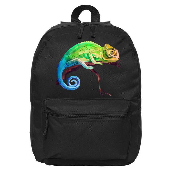 Reptile Zoo Keeper Idea Lizard Safari Chameleon 16 in Basic Backpack
