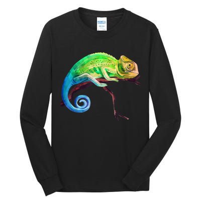 Reptile Zoo Keeper Idea Lizard Safari Chameleon Tall Long Sleeve T-Shirt