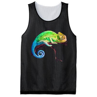 Reptile Zoo Keeper Idea Lizard Safari Chameleon Mesh Reversible Basketball Jersey Tank