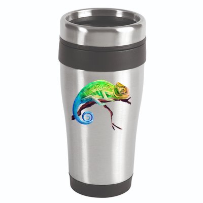Reptile Zoo Keeper Idea Lizard Safari Chameleon 16oz Travel Tumbler