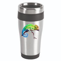 Reptile Zoo Keeper Idea Lizard Safari Chameleon 16oz Travel Tumbler