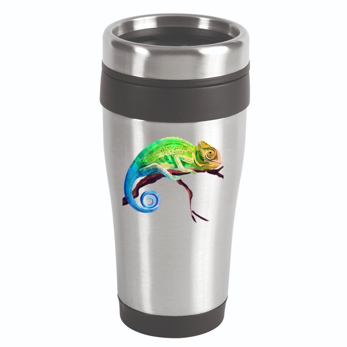 Reptile Zoo Keeper Idea Lizard Safari Chameleon 16oz Travel Tumbler