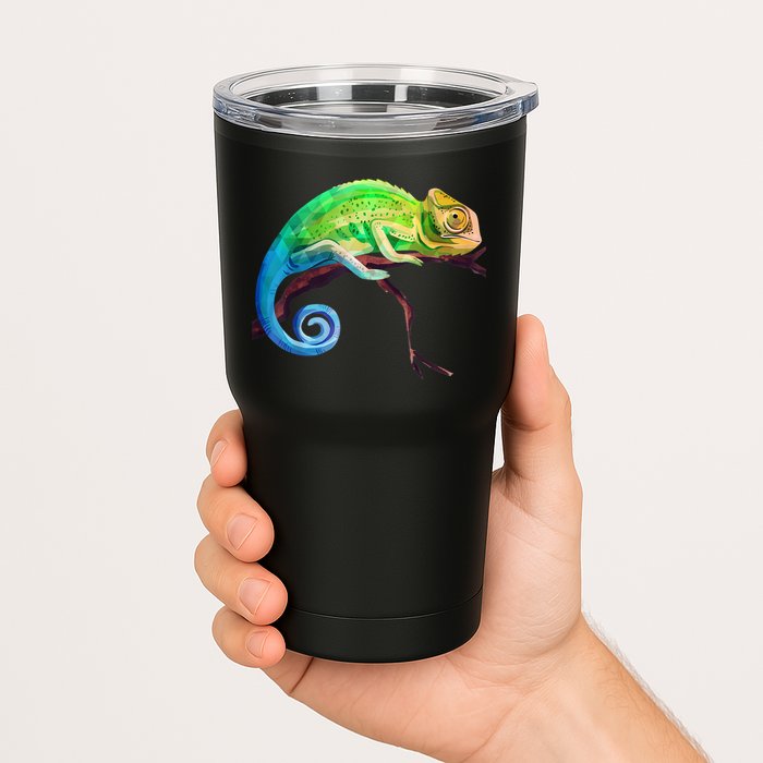 Reptile Zoo Keeper Idea Lizard Safari Chameleon Tumbler