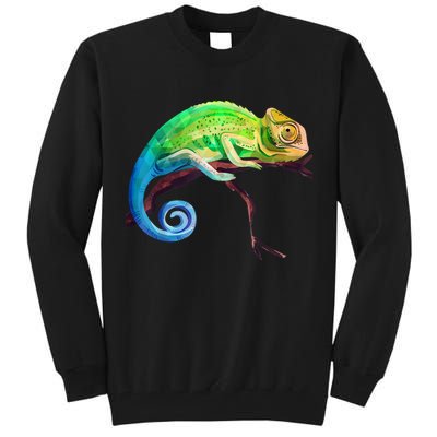 Reptile Zoo Keeper Idea Lizard Safari Chameleon Tall Sweatshirt