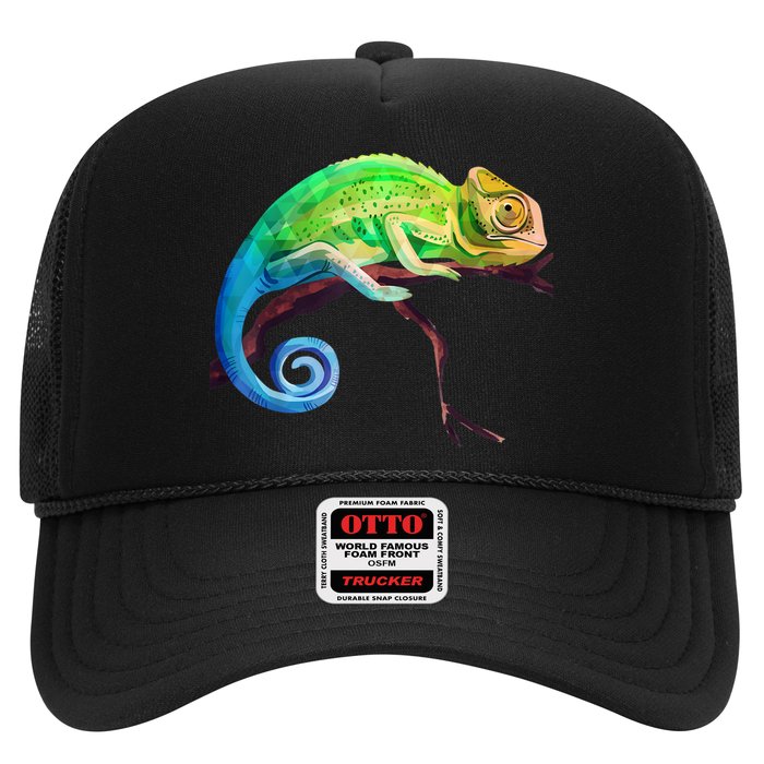 Reptile Zoo Keeper Idea Lizard Safari Chameleon Trucker Hat