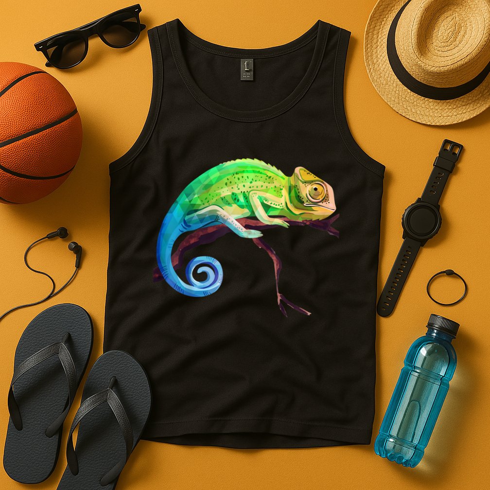 Reptile Zoo Keeper Idea Lizard Safari Chameleon Tank Top