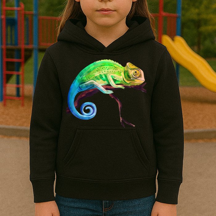 Reptile Zoo Keeper Idea Lizard Safari Chameleon Kids Hoodie