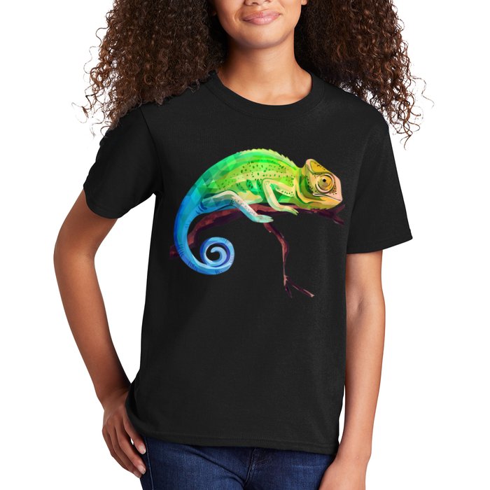 Reptile Zoo Keeper Idea Lizard Safari Chameleon Kids T-Shirt