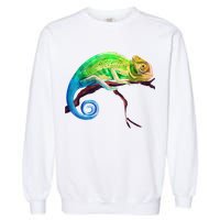 Reptile Zoo Keeper Idea Lizard Safari Chameleon Garment-Dyed Sweatshirt
