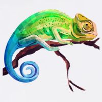 Reptile Zoo Keeper Idea Lizard Safari Chameleon Garment-Dyed Sweatshirt