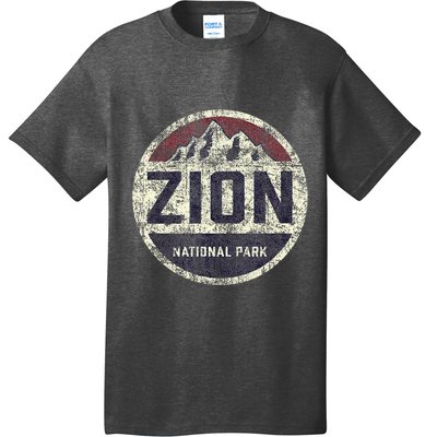 Retro Zion National Park Utah Mountain Hiking T-Shirt