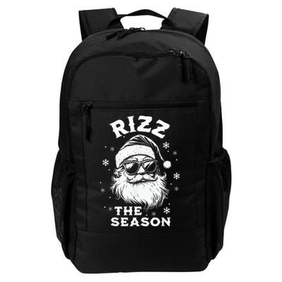 Riz Z The Season Santa Claus Riz Z Mas Funny B.O.Y.S Christmas Backpack