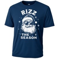 Riz Z The Season Santa Claus Riz Z Mas Funny B.O.Y.S Christmas Cooling Performance Crew T-Shirt