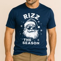 Riz Z The Season Santa Claus Riz Z Mas Funny B.O.Y.S Christmas Cooling Performance Crew T-Shirt