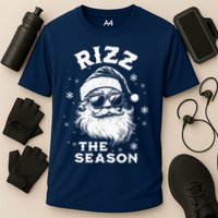 Riz Z The Season Santa Claus Riz Z Mas Funny B.O.Y.S Christmas Cooling Performance Crew T-Shirt